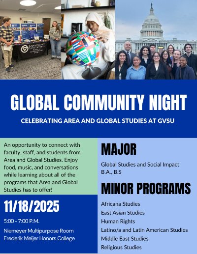 Global Community Night - Niemeyer Multipurpose Room